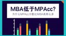 憑什么MBA分?jǐn)?shù)線比MPAcc低這么多？