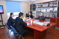中國地質大學（北京）經濟管理學院副院長雷平訪問社科賽斯教育集團暨中國MBA教育網(wǎng)