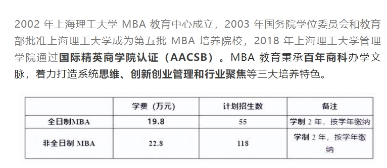 2024 級上理 MBA 學(xué)費、學(xué)制、計劃招生數(shù)、獎助學(xué)金政策、網(wǎng)報攻略、招生簡章一覽無余