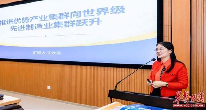 湖南工業(yè)大學(xué)商學(xué)院院長(zhǎng)王歡芳：推進(jìn)優(yōu)勢(shì)產(chǎn)業(yè)集群向世界級(jí)先進(jìn)制造業(yè)集群躍升