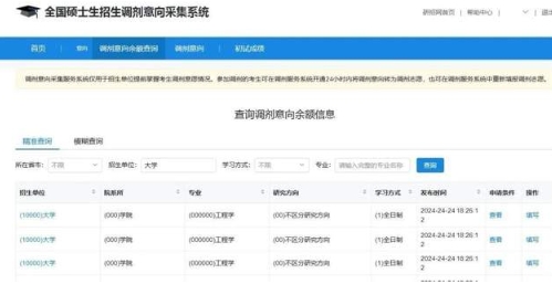 華南理工大學(xué)金融MBA少量調(diào)劑，教你操作調(diào)劑意向采集系統(tǒng)