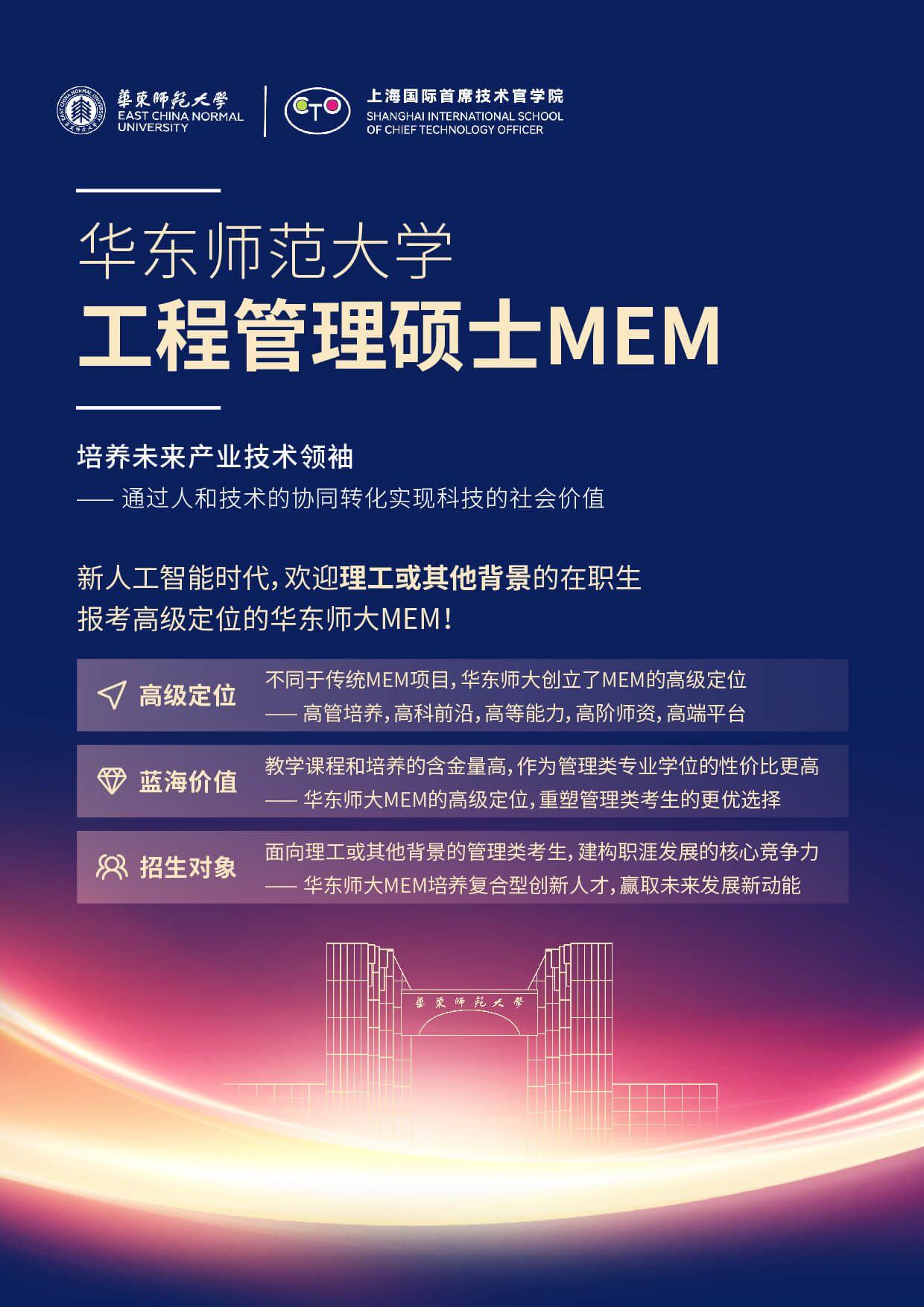 全國(guó)考研報(bào)名開始！華東師大MEM亮相全國(guó)研招網(wǎng)首頁(yè)，歡迎廣大考生報(bào)考高級(jí)定位的MEM！